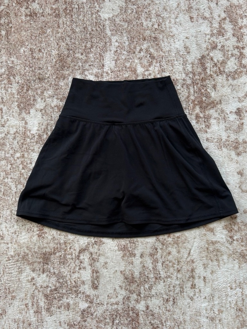 lululemon athletica Black Athletic Skort with Flared Hem